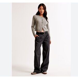 Abercrombie Sloan Low Rise Tailored Twill Pant